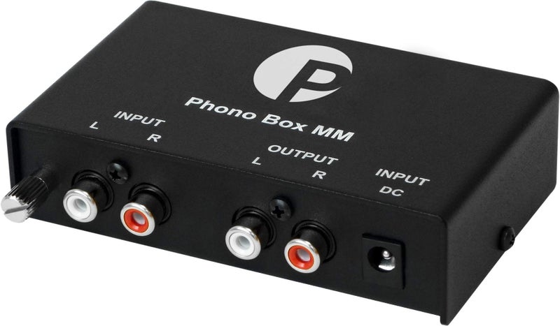 Pro-Ject Audio - Phono Box MM - MM Phono Pre-amplifier - Black - Image 1